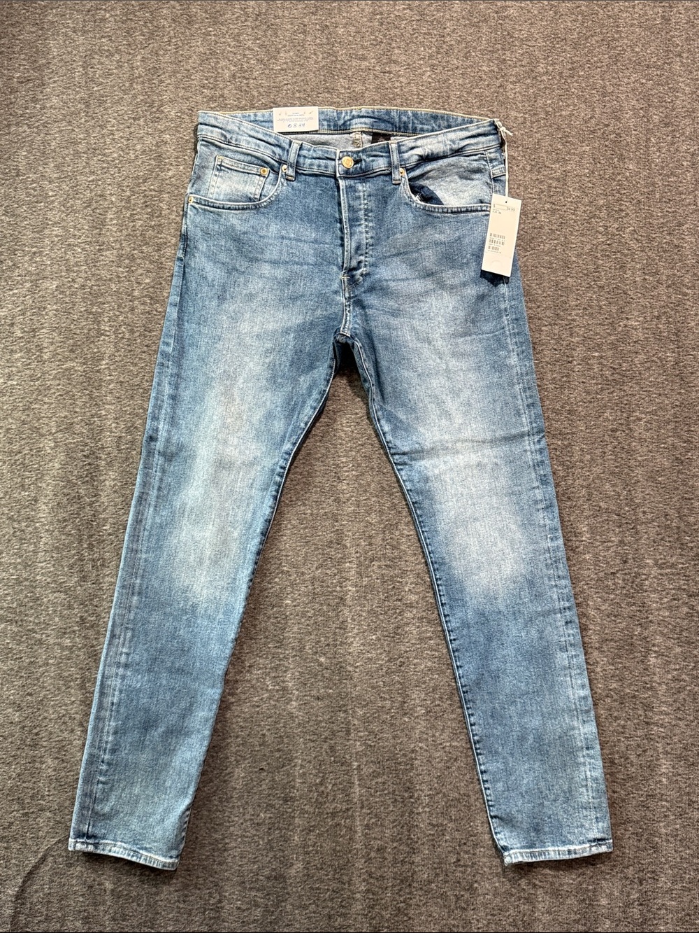 H&M Light Wash Skinny Men’s Jeans Size 36 NWT